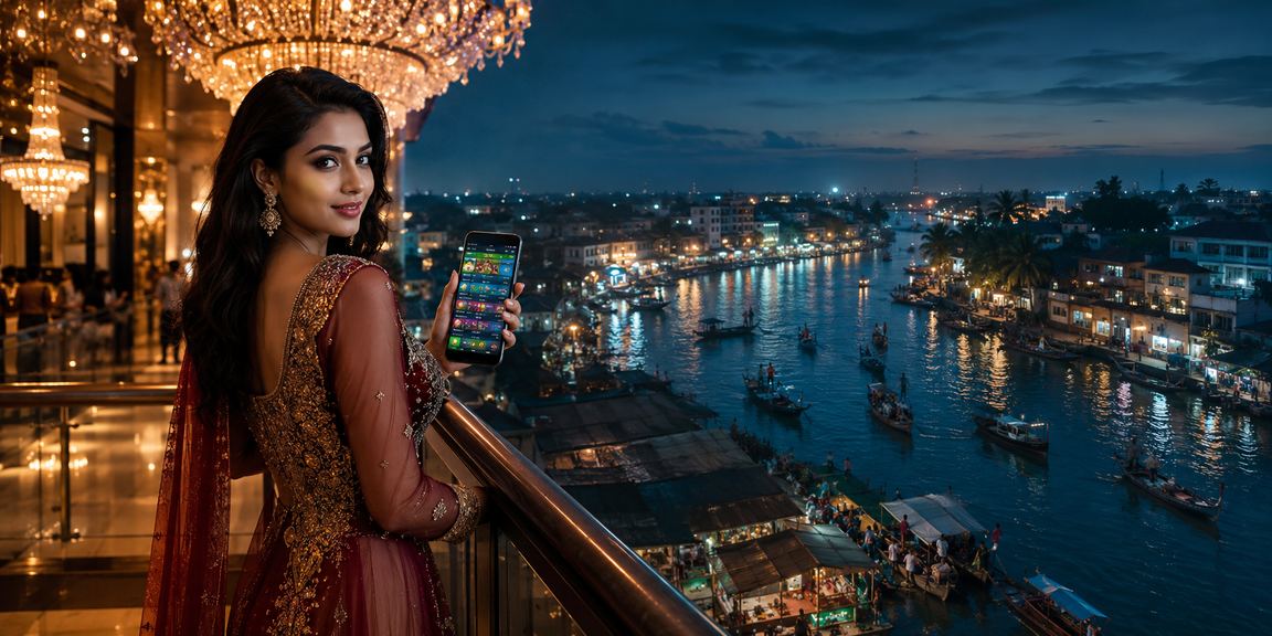 বরিশালে লাইভ ক্যাসিনো গেম উপভোগ করছেন একজন ব্যবহারকারী