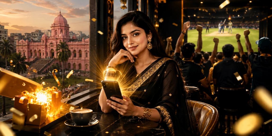 ঢাকায় ক্রিকেট বেটিং উপভোগ করছেন একজন বাংলাদেশি ব্যবহারকারী