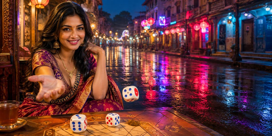 নারায়ণগঞ্জে চা বাগানে মোবাইলে ডাইস গেম ও লটারি উপভোগ করছেন একজন খেলোয়াড়